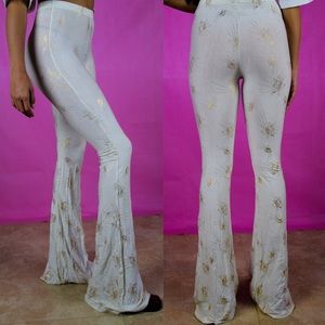 Novella Royale white bell bottoms
